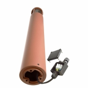 Facado II rund getönt 1000mm, 1x max 20 W, E27, Rost