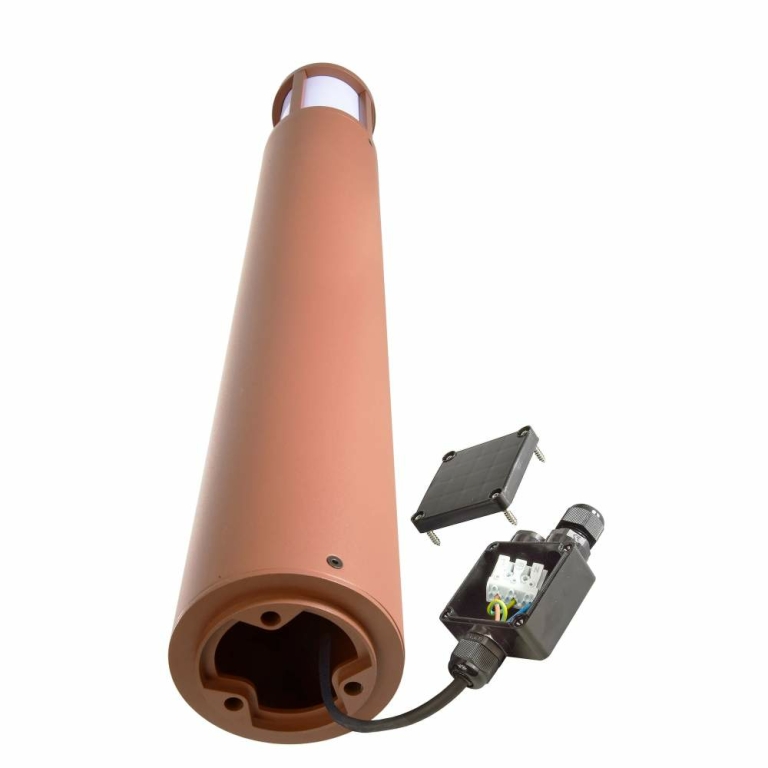 Deko-Light Facado II rund opal 1000mm, 1x max 20 W, E27, Rost