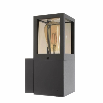 Deko-Light Facado II eckig getönt, 1x max 20 W, Grau