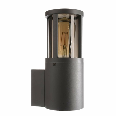 Deko-Light Facado II rund getönt, 1x max 20 W, Grau