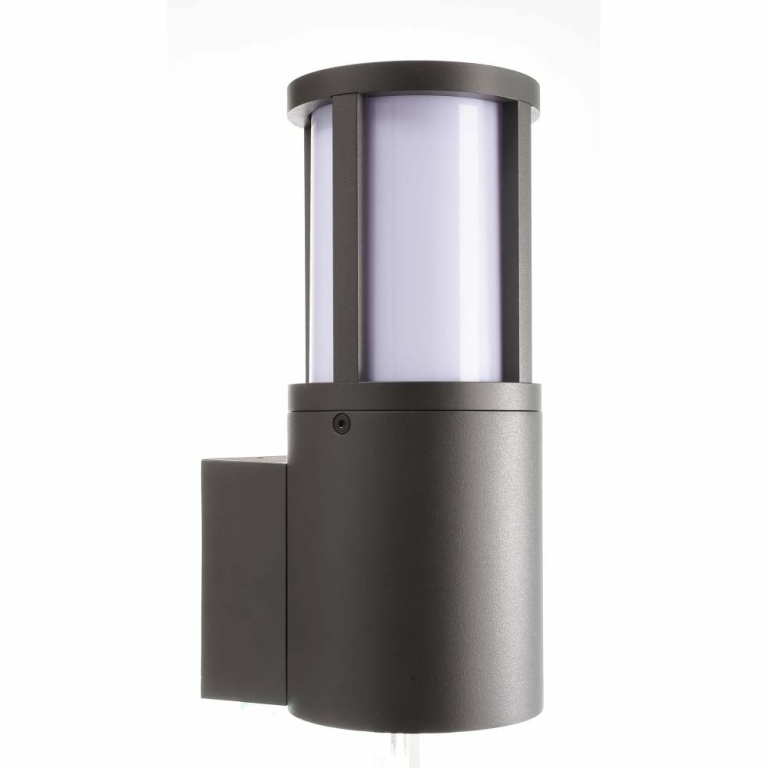 Deko-Light Facado II rund opal, 1x max 20 W, Grau