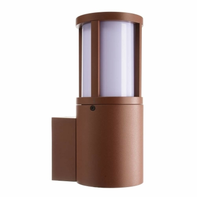 Deko-Light Facado II rund opal, 1x max 20 W, Rost