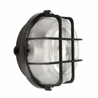 Deko-Light Sotano Retro, rund, 1x max. 60 W E27, Schwarz