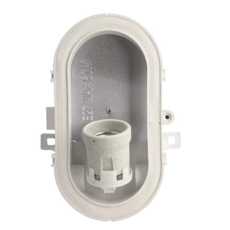 Deko-Light Sotano Retro, oval, 1x max. 60 W E27, Weiß