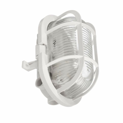 Deko-Light Sotano Retro, oval, 1x max. 60 W E27, Weiß