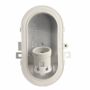 Sotano Retro, oval, 1x max. 60 W E27, Weiß