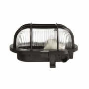 Sotano Retro, oval, 1x max. 60 W E27, Schwarz