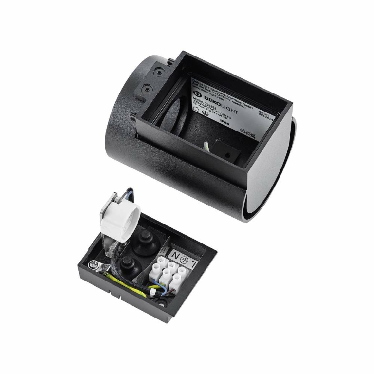 Deko-Light Can IP65, 1x 7,5 W GU10, Schwarz