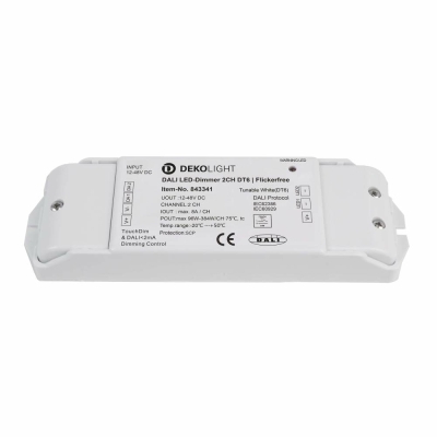 Deko-Light DALI 2 PWM Dimmer CV 2CH, 12-48V, 8A/CH, DT6