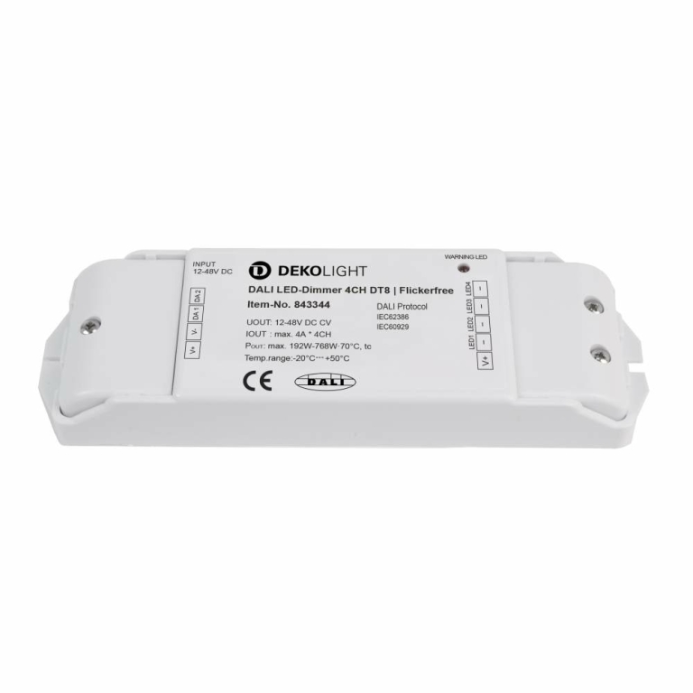 Deko-Light DALI 2 PWM Dimmer CV 4CH, 12-48V, 4A/CH, DT8