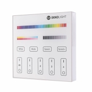 RF-smart, Wandfernbedienung, weiß, 230V, 4 Zonen, Single/CCT/RGB/W/+CCT