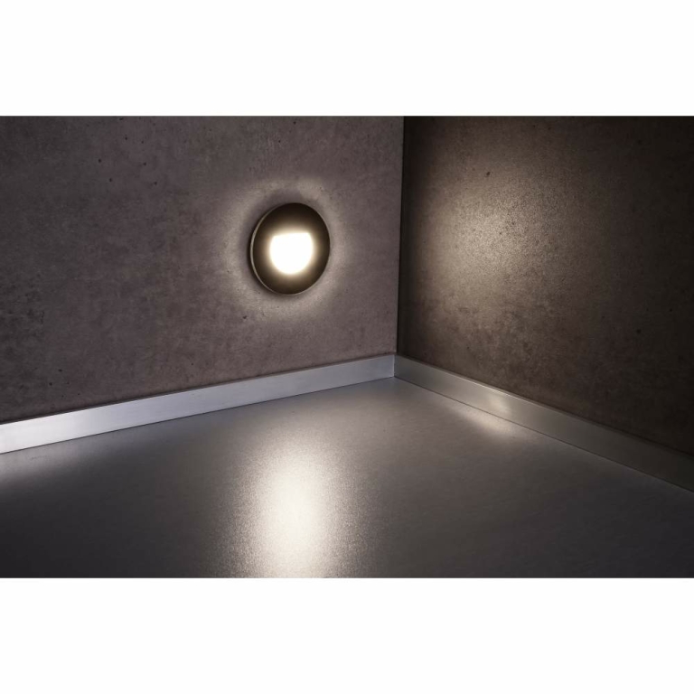 Deko-Light Glas-Abdeckung milchig rund schwarz für Alwaid