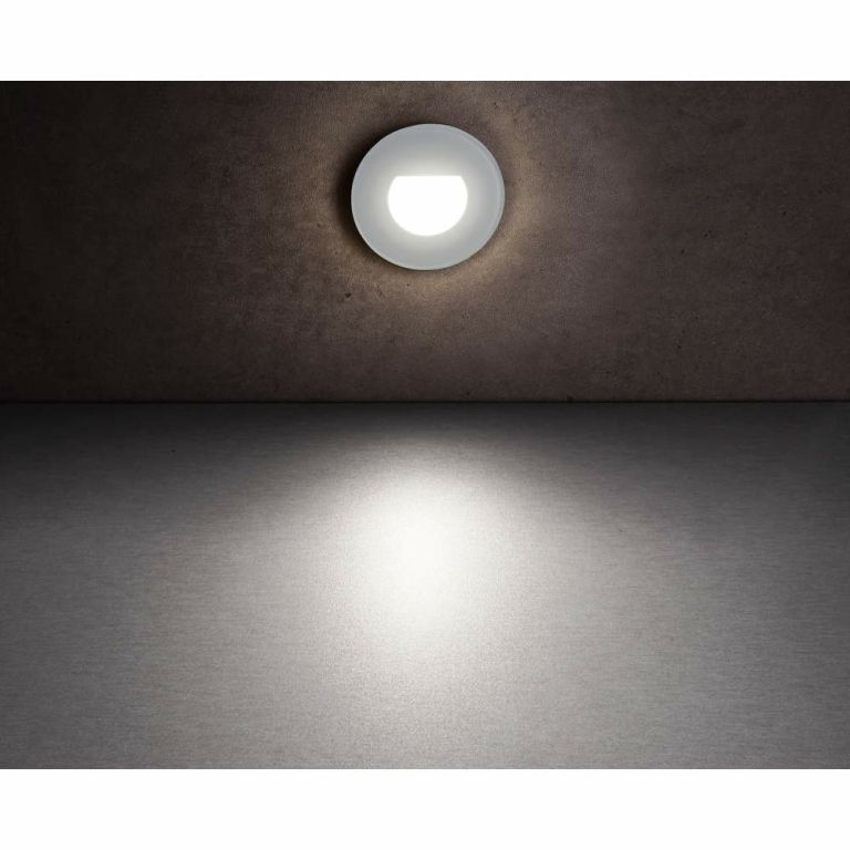 Deko-Light Glas-Abdeckung milchig rund silber für Alwaid