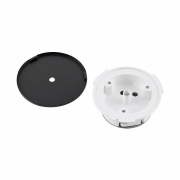 68 mm Deckeneinbauadapter für Pendelleuchten, schwarz