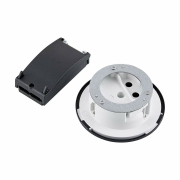 68 mm Deckeneinbauadapter für Pendelleuchten, schwarz