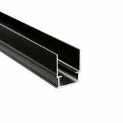 Combo Beton Montageprofil, 3 m, schwarz