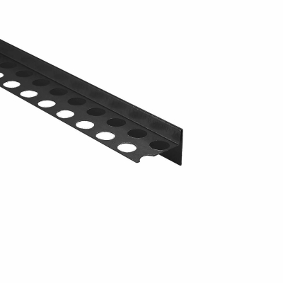 Deko-Light Combo Anschlussprofil für den Innenputz schwarz, 2,5 m