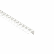 Combo Anschlussprofil für Spachtelarbeiten Aluminium natur, 2 m