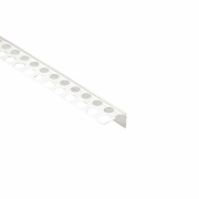 Combo Anschlussprofil für Spachtelarbeiten weiß, 3 m