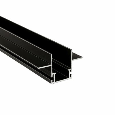 Deko-Light Combo Einbau Montageprofil mit Flügel, 13mm, 1m schwarz