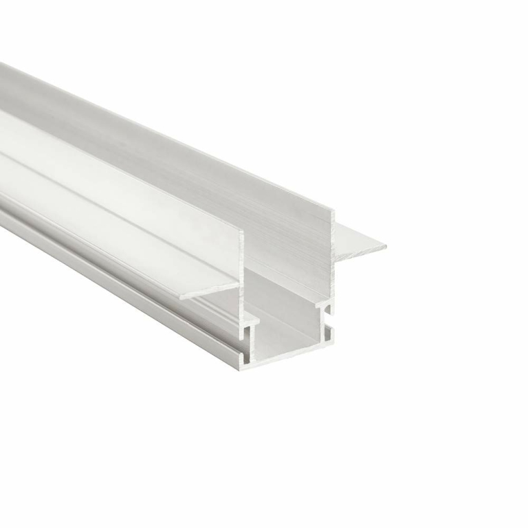 Deko-Light Combo Einbau Montageprofil mit Flügel, 13mm, 2m nicht eloxiert