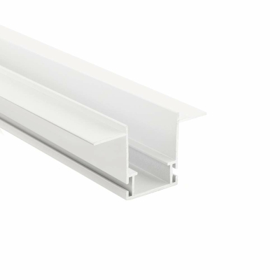 Deko-Light Combo Fassade Montageprofil mit Flügel, 3mm, 2m weiß