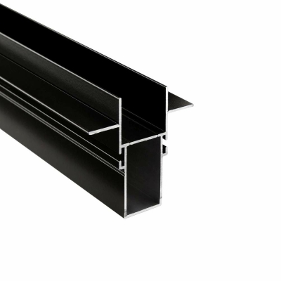 Deko-Light Combo Einbau Trafoprofil mit Flügel, 13mm, 1 m schwarz