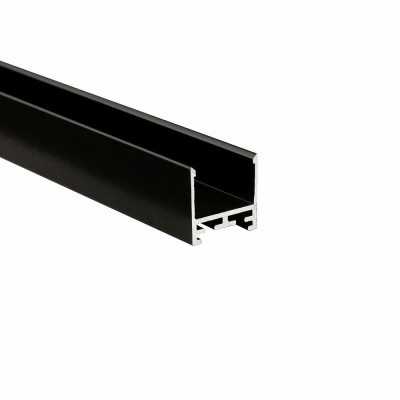 Deko-Light Combo U-Leuchtenprofil hoch, LU-02-20, schwarz, 3m