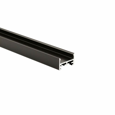 Deko-Light Combo U-Leuchtenprofil flach, LU-01-20, schwarz, 2m