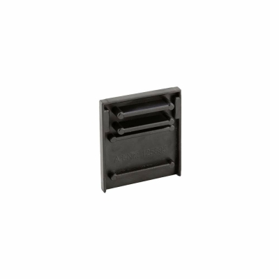 Deko-Light Combo Beton 2 St. Endkappe Montageprofil mit Kantenabdeckung, schwarz