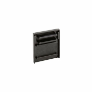 Combo Beton 2 St. Endkappe Montageprofil mit Kantenabdeckung, schwarz