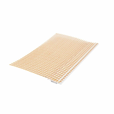Deko-Light Combo Anschlussprofil mit Gewebe für Spachtelarbeiten, 3mm, 2m, orange