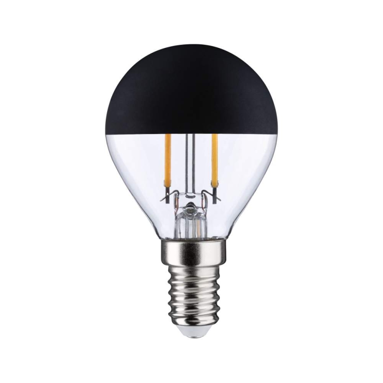 Paulmann Modern Classic Edition Standard 230V LED Tropfen Kopfspiegel E14  250lm 2,5W 2700K  Kopfspiegel Schwarz matt