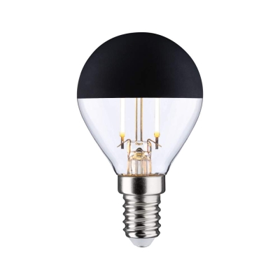 Paulmann Modern Classic Edition Standard 230V LED Tropfen Kopfspiegel E14  250lm 2,5W 2700K  Kopfspiegel Schwarz matt