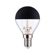 Modern Classic Edition Standard 230V LED Tropfen Kopfspiegel E14  250lm 2,5W 2700K  Kopfspiegel Schwarz matt