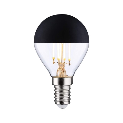 Paulmann Modern Classic Edition Standard 230V LED Tropfen Kopfspiegel E14  470lm 4,5W 2700K dimmbar Kopfspiegel Schwarz matt