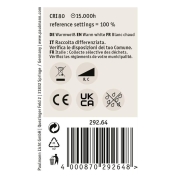Modern Classic Edition Standard 230V LED Tropfen Kopfspiegel E14  470lm 4,5W 2700K dimmbar Kopfspiegel Schwarz matt