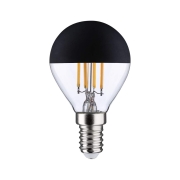 Modern Classic Edition Standard 230V LED Tropfen Kopfspiegel E14  470lm 4,5W 2700K dimmbar Kopfspiegel Schwarz matt