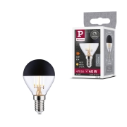 Modern Classic Edition Standard 230V LED Tropfen Kopfspiegel E14  470lm 4,5W 2700K dimmbar Kopfspiegel Schwarz matt