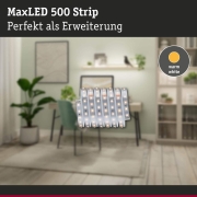 MaxLED 500 LED Strip Warmweiß Einzelstrip  2,5m   9W 550lm/m 64 LEDs/m 2700K