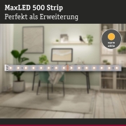 MaxLED 500 LED Strip Warmweiß Einzelstrip  1m   3,6W 550lm/m 64 LEDs/m 2700K