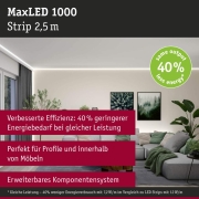 MaxLED 1000 LED Strip Neutralweiß Einzelstrip  2,5m   18W 1100lm/m 128 LEDs/m 4000K