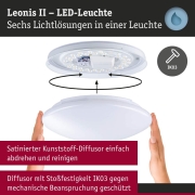 LED Deckenleuchte Leonis II   IP44  3000 - 5700K 1750lm 230V 16,5W  Weiß