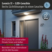 LED Deckenleuchte Leonis II   IP44  3000 - 5700K 1750lm 230V 16,5W  Weiß