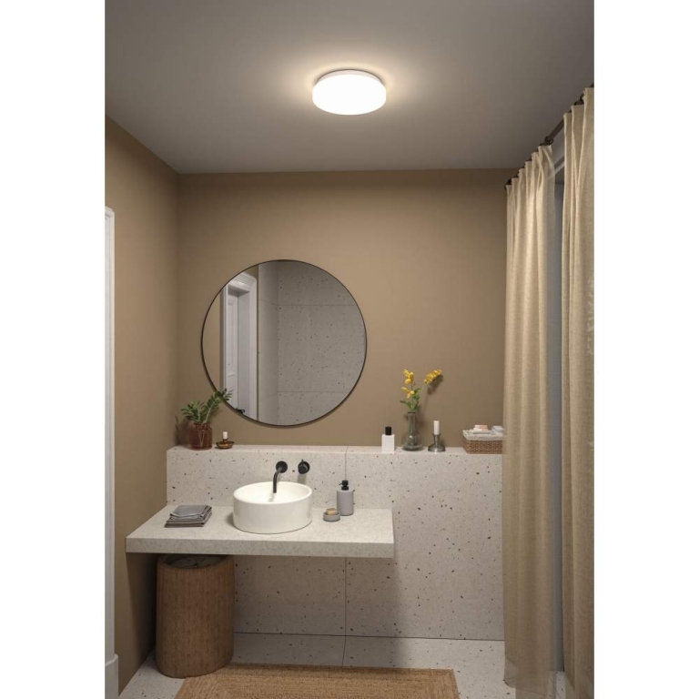 Paulmann LED Deckenleuchte Luiana Dämmerungsgesteuerter Bewegungsmelder (HF)  IP44  3000 - 5700K 1750lm 230V 16,5W  Weiß