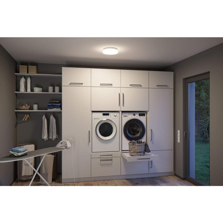 Paulmann LED Deckenleuchte Luiana Dämmerungsgesteuerter Bewegungsmelder (HF)  IP44  3000 - 5700K 1750lm 230V 16,5W  Weiß