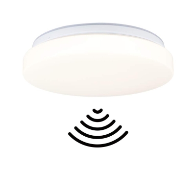 Paulmann LED Deckenleuchte Luiana Dämmerungsgesteuerter Bewegungsmelder (HF)  IP44  3000 - 5700K 1750lm 230V 16,5W  Weiß