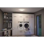 LED Deckenleuchte Luiana Dämmerungsgesteuerter Bewegungsmelder (HF)  IP44  3000 - 5700K 1750lm 230V 16,5W  Weiß