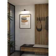 LED Spiegelleuchte Sava  IP44  3000K 250lm 230V 4,2W  Schwarz matt