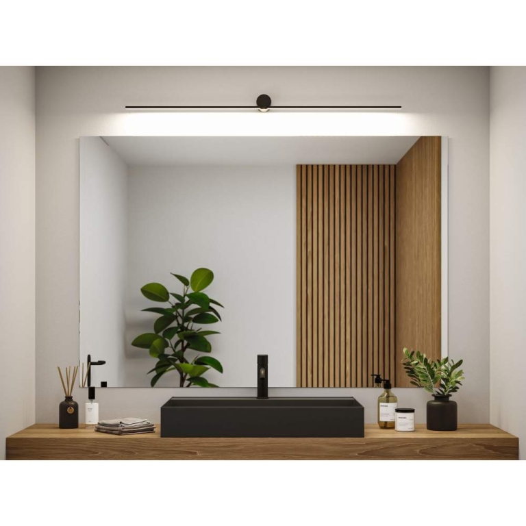 Paulmann LED Spiegelleuchte Sava  IP44  3000K 850lm 230V 13,5W  Schwarz matt